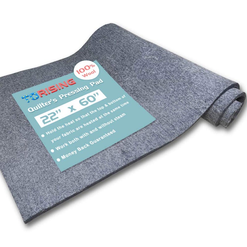 TORISING 100% Wool Monster Pressing mat -22" x 60" Professional Ironing Pad - Image 1